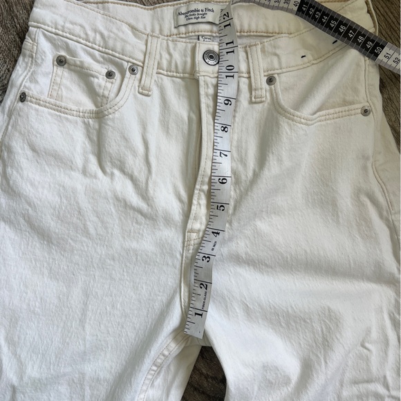 Abercrombie & Fitch Ankle Straight Ultra High Rise, Curve Love, Women’s Size 4 - Picture 4 of 6